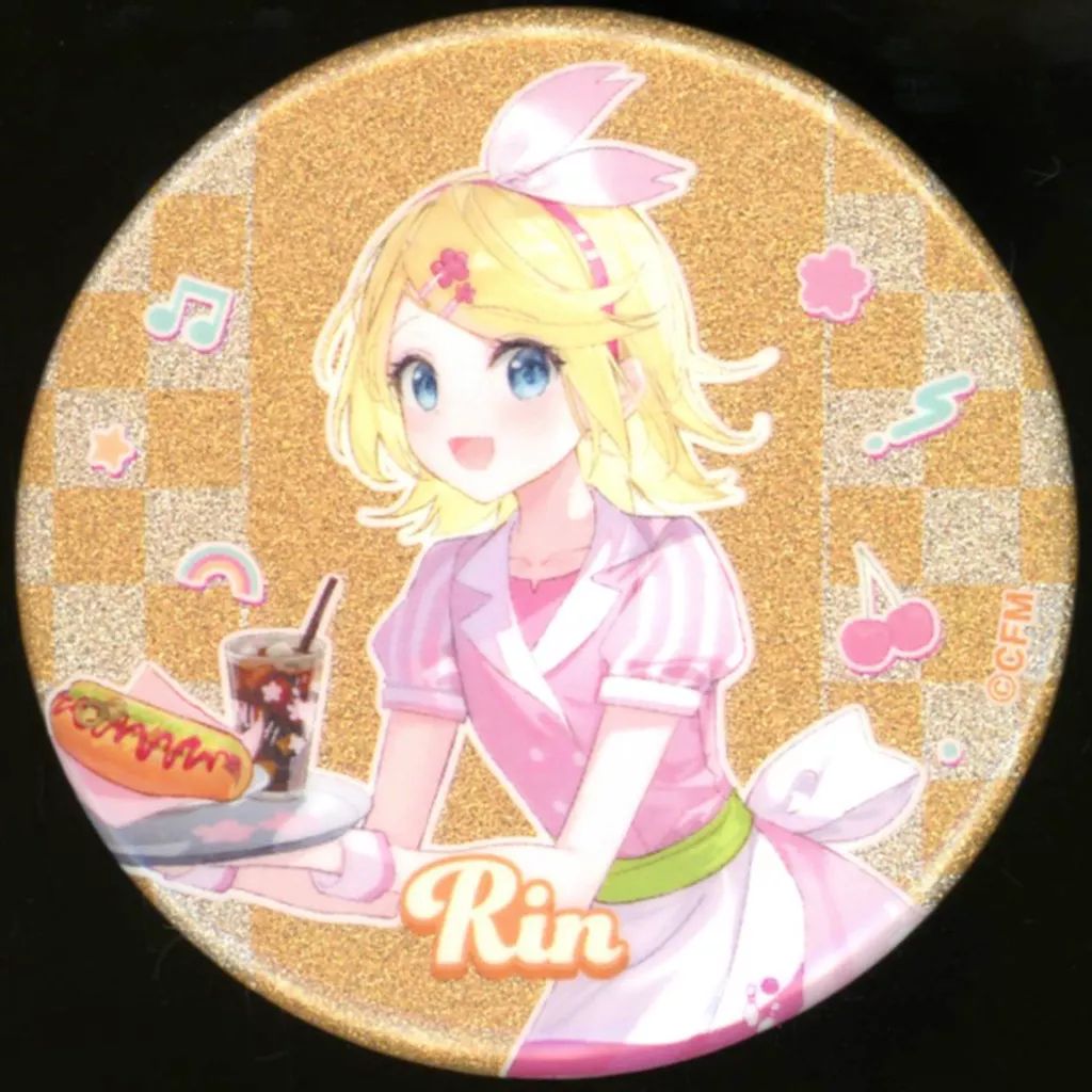 中古】バッジ・ピンズ 鏡音リン(名前あり) 「VOCALOID 初音ミク 桜ミク