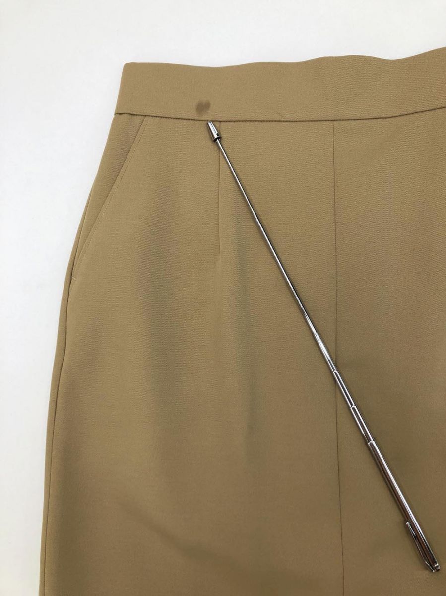 美品 uncrave アンクレイヴ エコ ドライ チノ Iライン スカート size2
