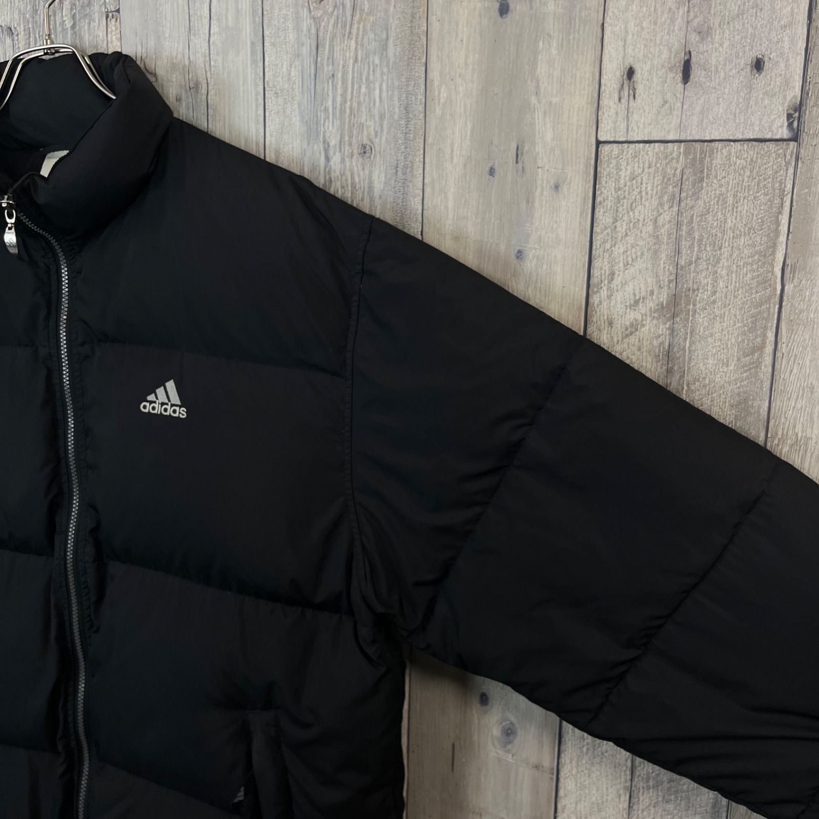 OLD adidas 90s アディダス 3本ライン 肉厚 パンパン ダウンジャケット 