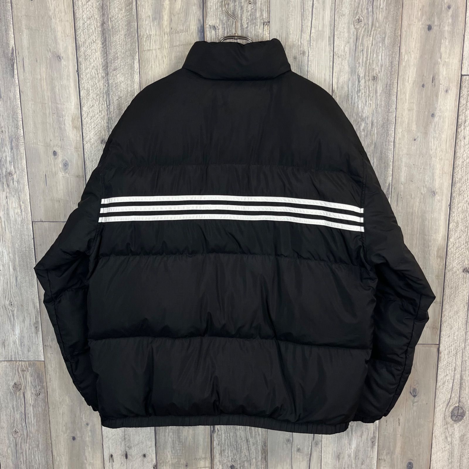 OLD adidas 90s アディダス 3本ライン 肉厚 パンパン ダウンジャケット 
