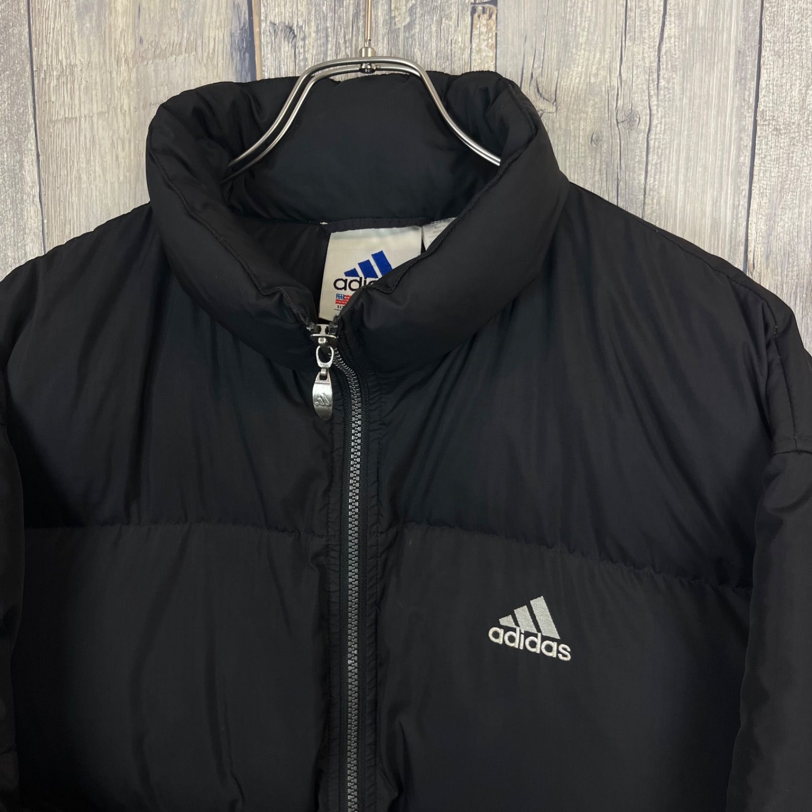 OLD adidas 90s アディダス 3本ライン 肉厚 パンパン ダウンジャケット 