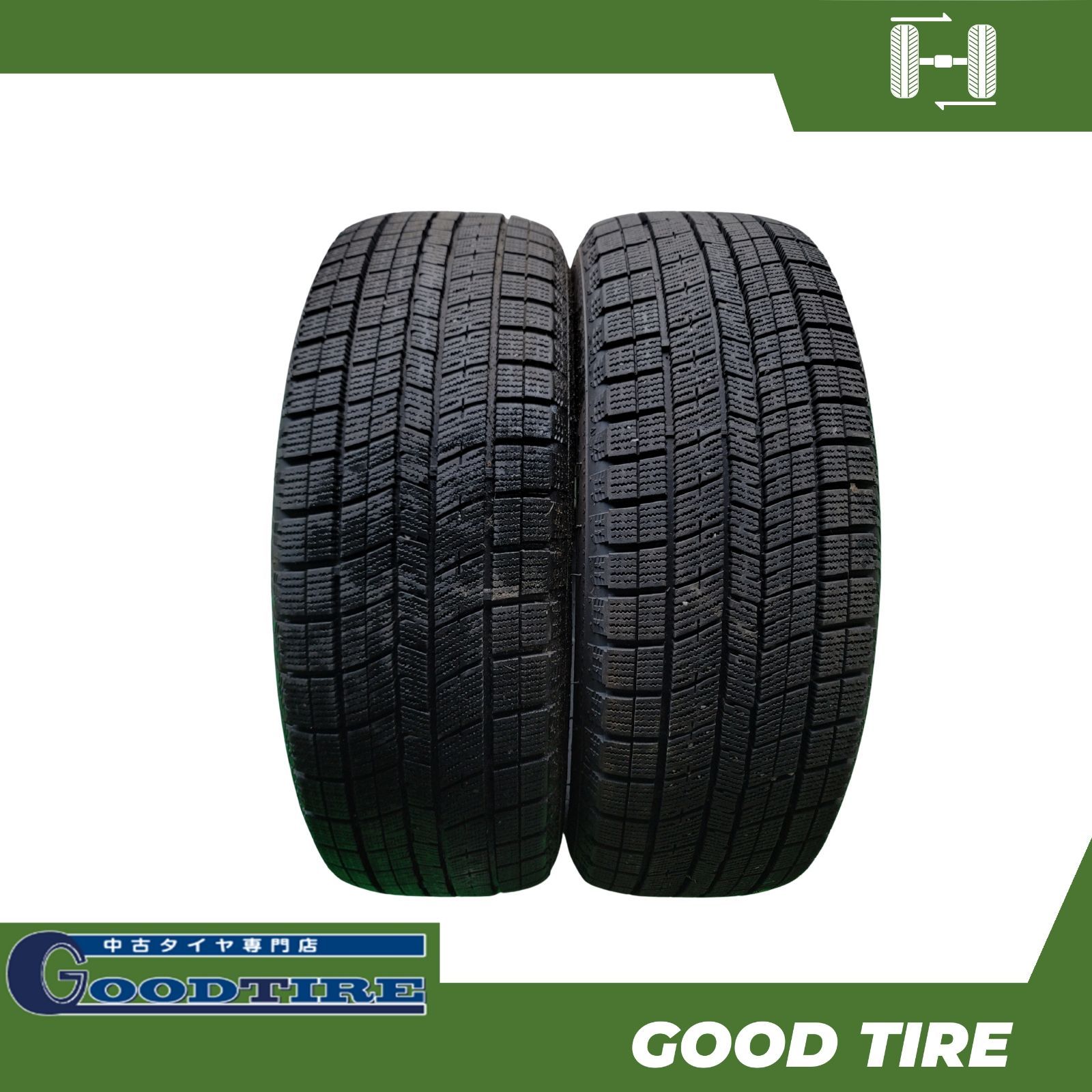 225 60 R 18 NANKANG ICE ACTIVA AW 1 製 冬用 2本セット 8分山 タイヤ 7197