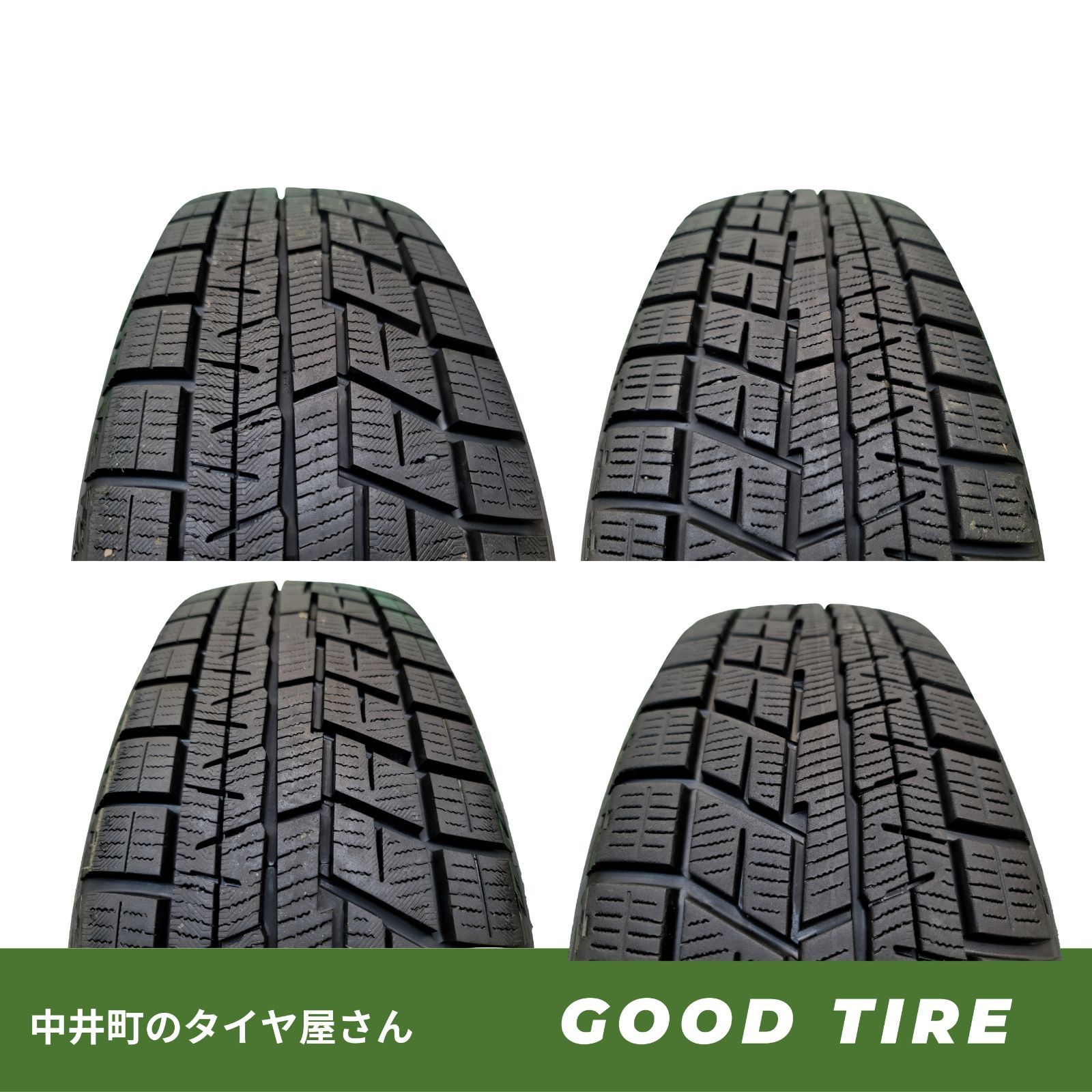 175 65 R 15 ヨコハマ IG 60 製 4本 冬用 9分山 タイヤ アクア フィット ノート 7196