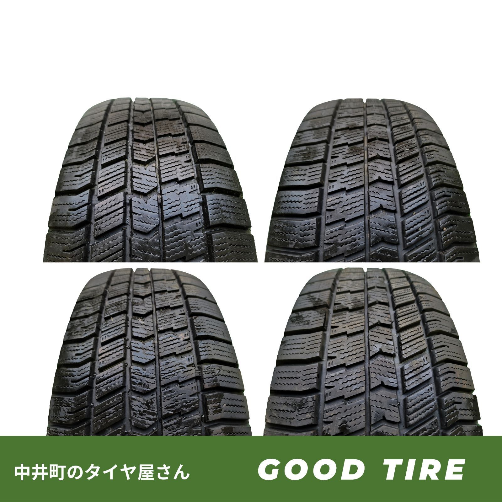 225 60 R 17 グッドイヤー ICENAVI 8 製 冬用 4本セット 8分山 タイヤ アルファード ヴェルファイア 7199