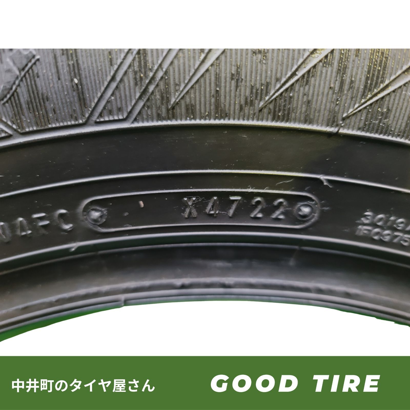 225 60 R 17 グッドイヤー ICENAVI 8 製 冬用 4本セット 8分山 タイヤ アルファード ヴェルファイア 7199 車載ナビ エアバッグシステム