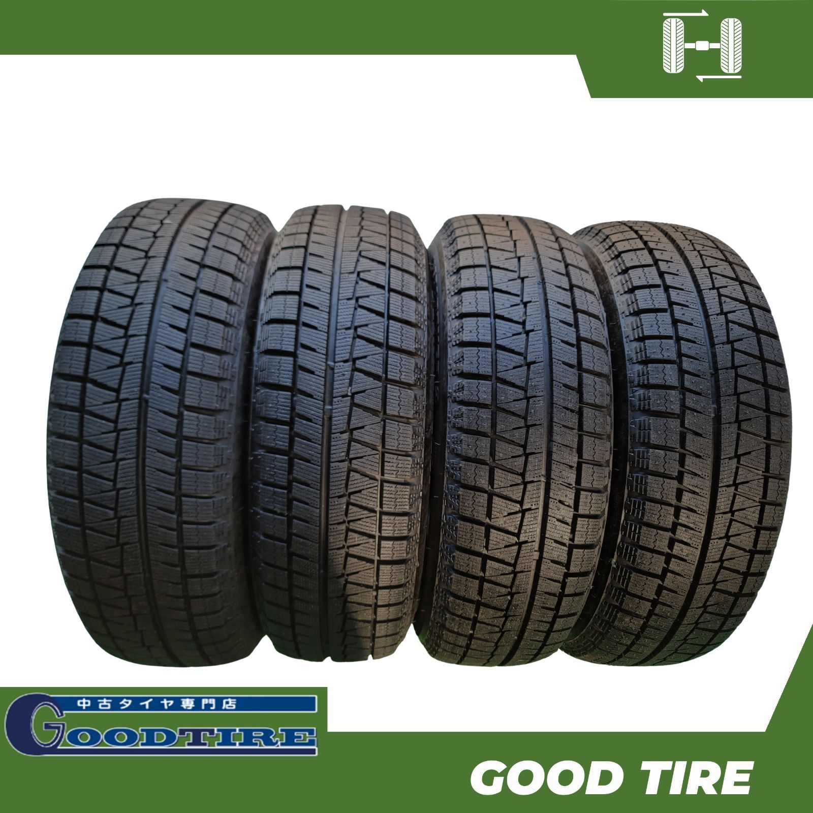 k_u_m ① 2本 205/65R15 深溝WM02 23年製 205/65R15 8分山 ダンロップ WINTERMAXX WM02 2023年製 冬用 2本 中古