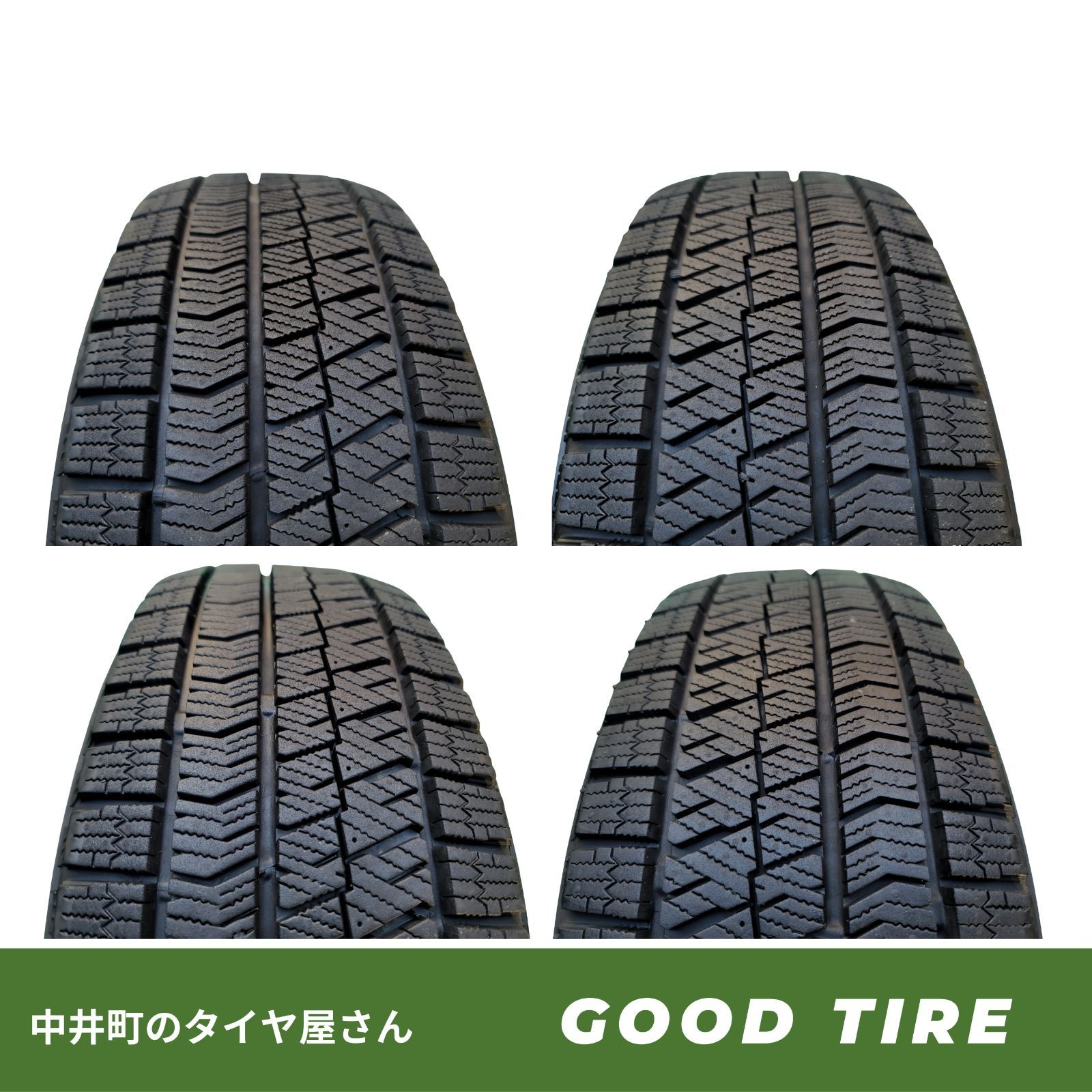 195 65 R 14 ブリヂストン BLIZZAK VRX 2 製 4本 夏用 8分山 タイヤ 7179