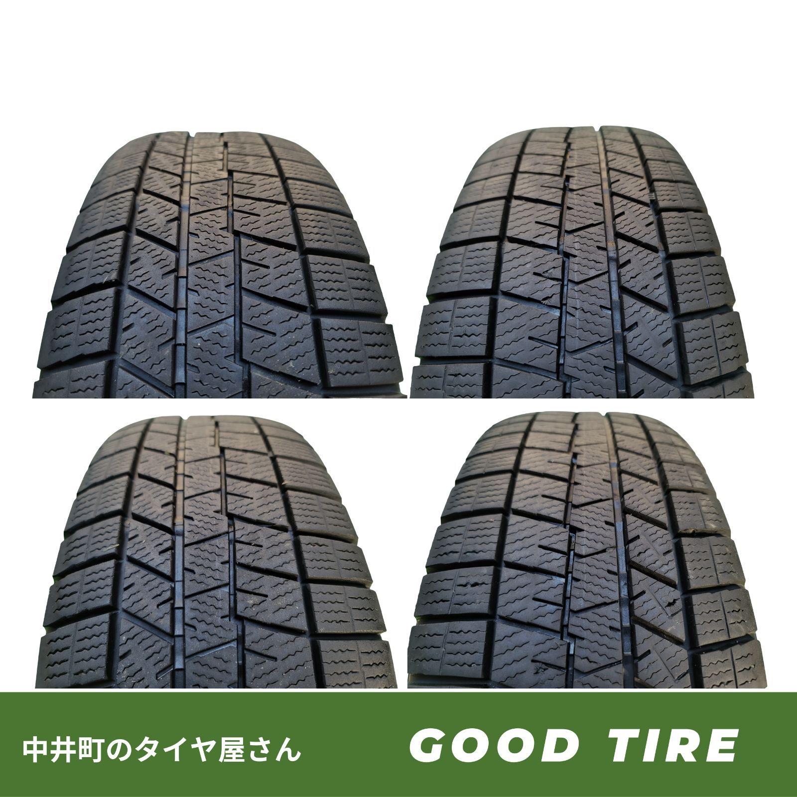 195 65 R 15 ダンロップ 03 製 4本 冬用 7 5分山 タイヤ プリウス ノア ヴォクシー セレナ ステップワゴン 7188