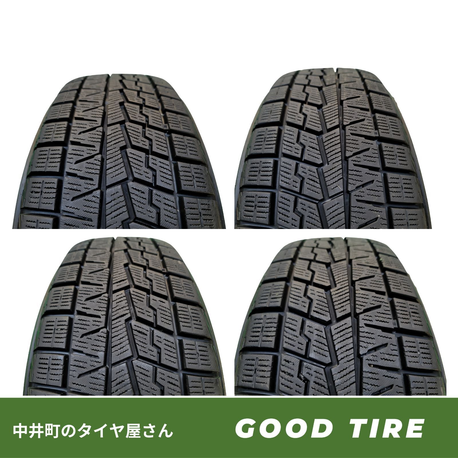 185 60 R 15 ヨコハマ IG 70 製 4本 冬用 9分山 タイヤ アクア フィット シエンタ 7192