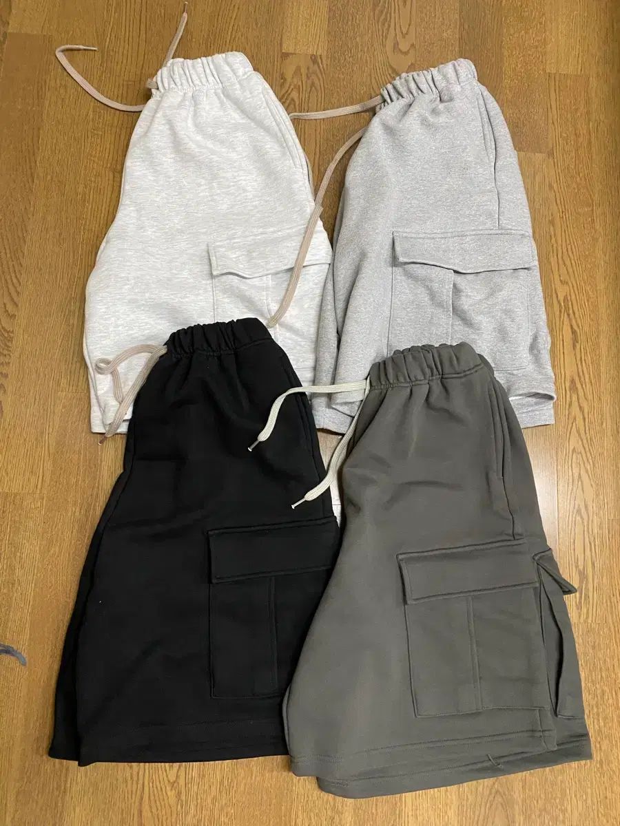 スロワー HD 1|4 ハーフ カーゴ スウェット バミューダ パンツ os 4種 セット