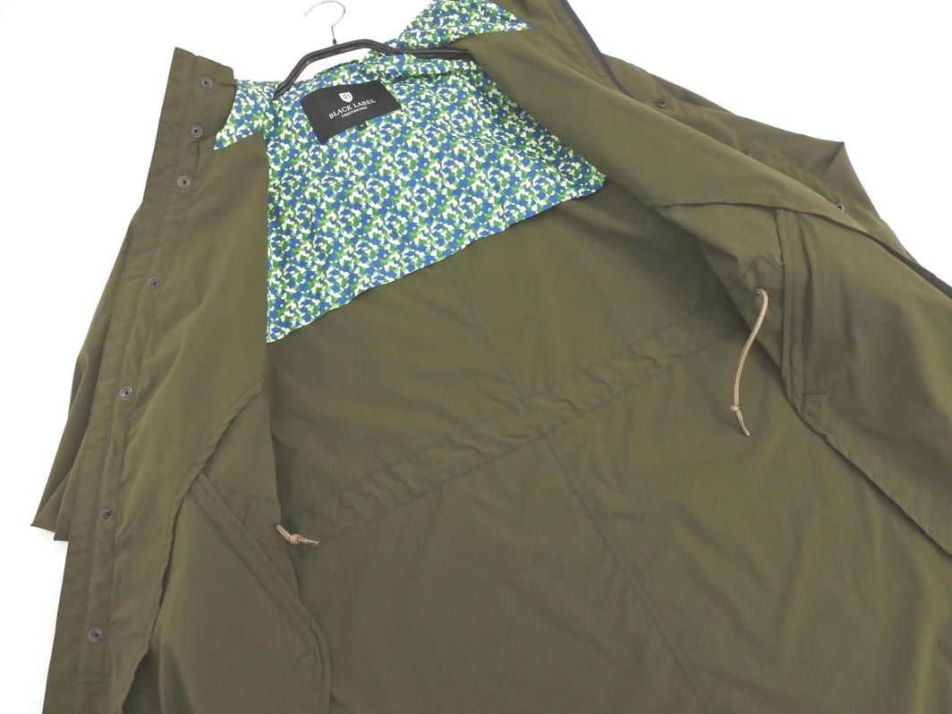 美品 BLACK LABEL CREST BRIDGE モッズコート　カーキ BLACK LABEL CRESTBRIDGE ブラックレーベル クレストブリッジ モッズ