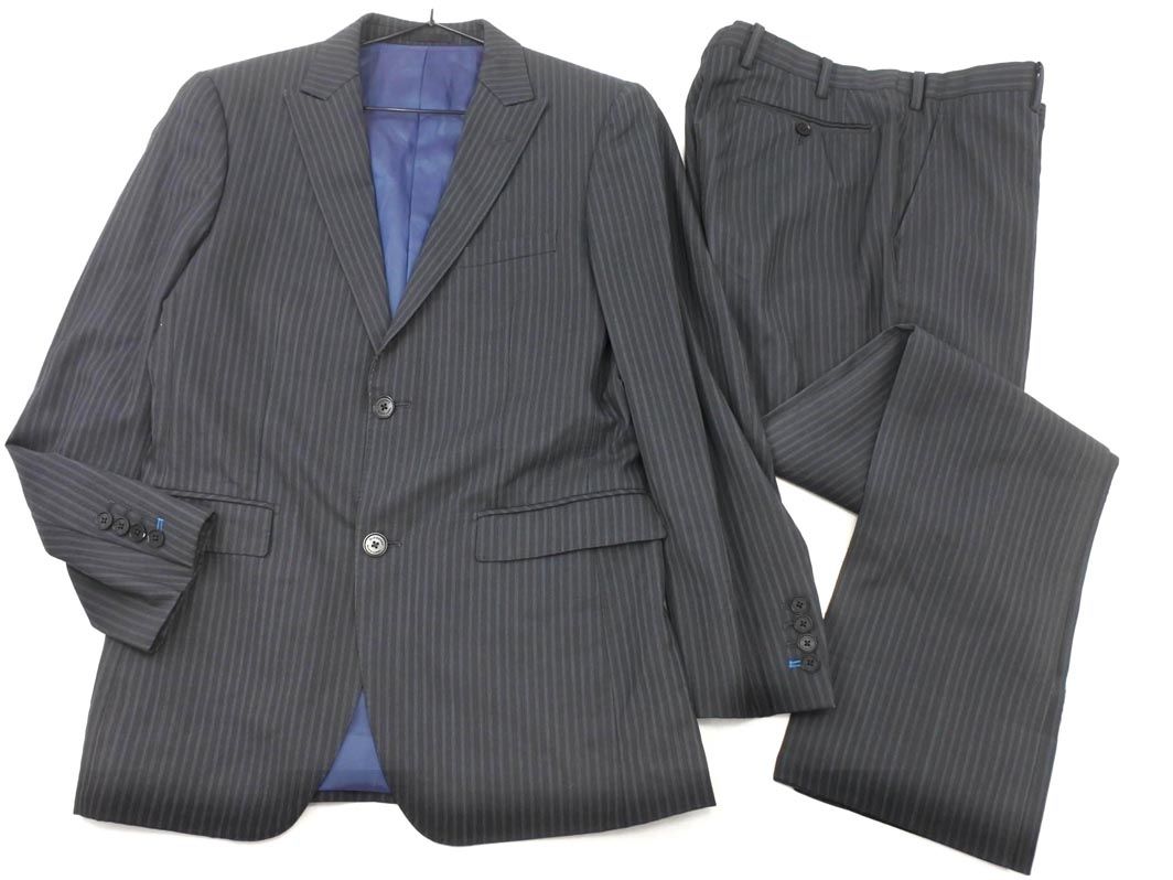 BURBERRY バーバリー ブラックレーベル ウール100% ストライプ