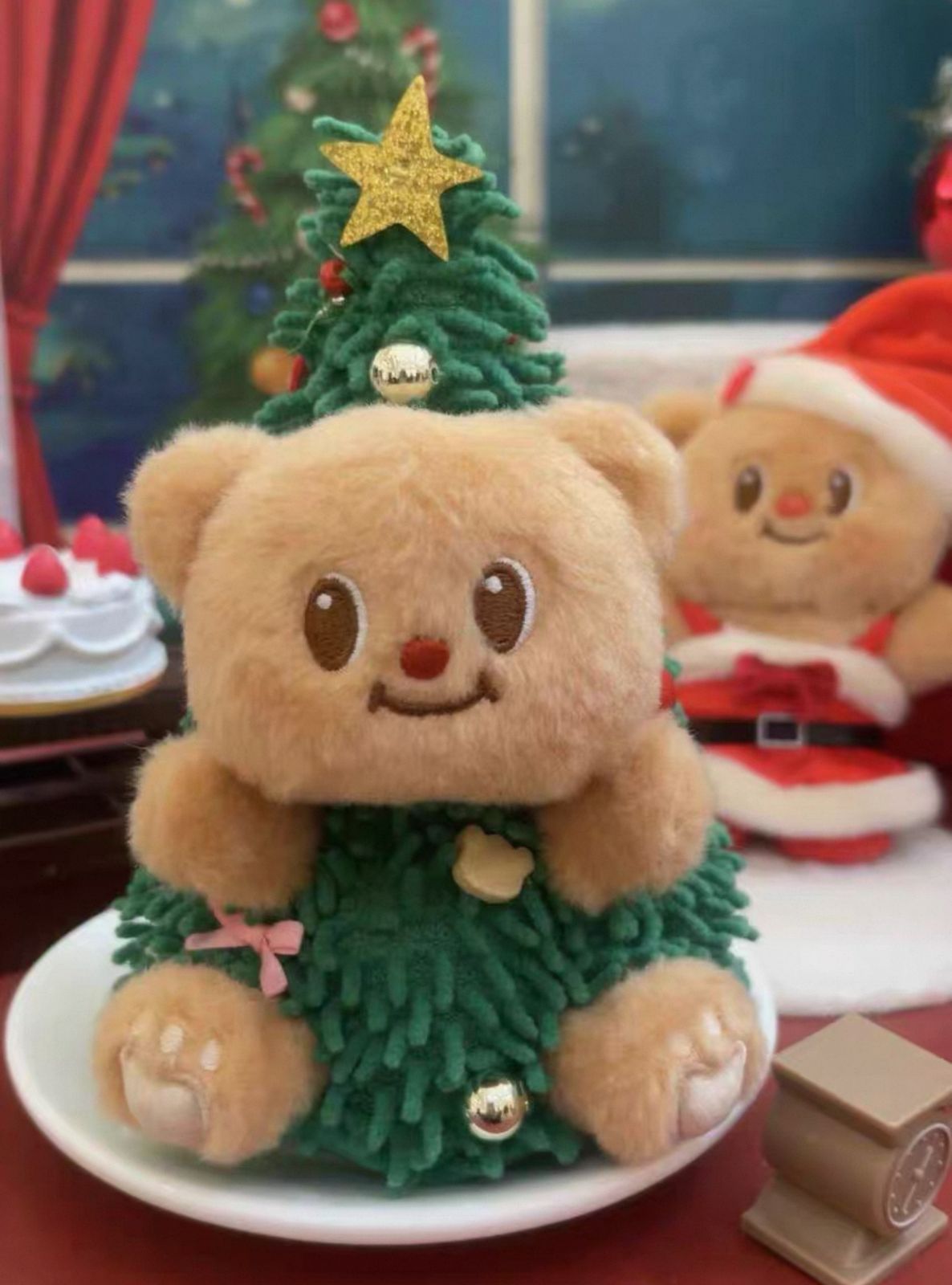 バターベア Butterbear クリスマス マスコット キーリング - メルカリ