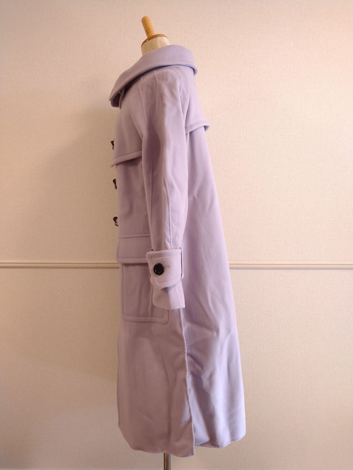 RUMCHE 23AW River Duffle Coat ラムシェ ダッフルコート ラベンダー