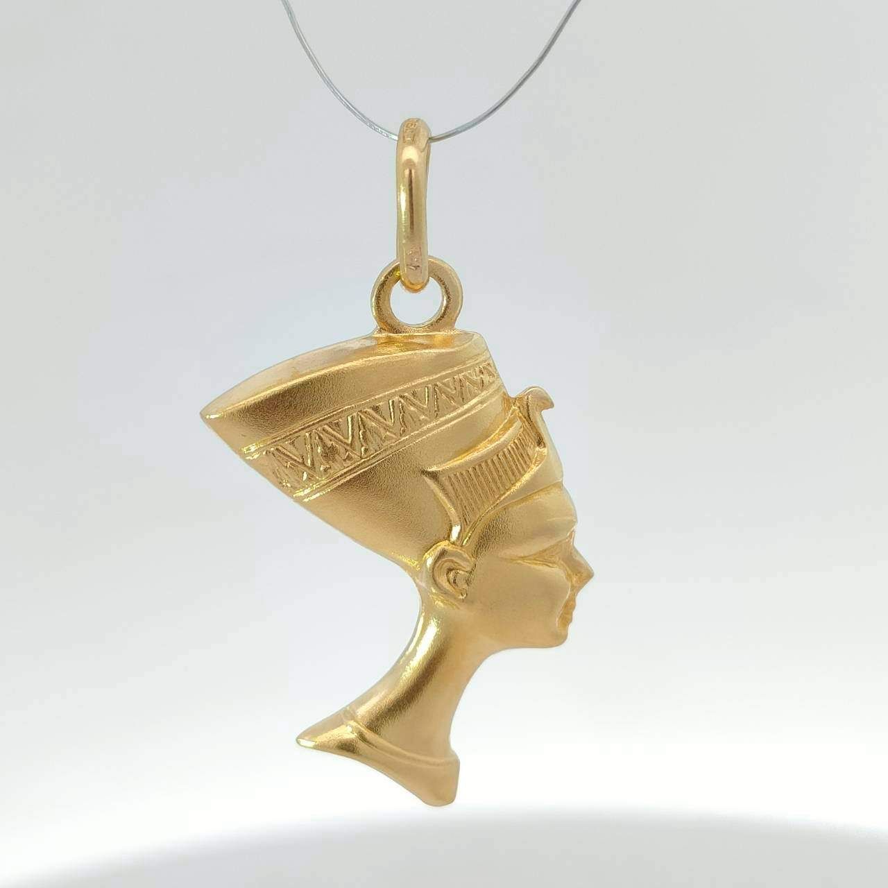 18金 K 18 ネフェルティティ デザインネックレストップ 男女兼用 2.69 g D 727