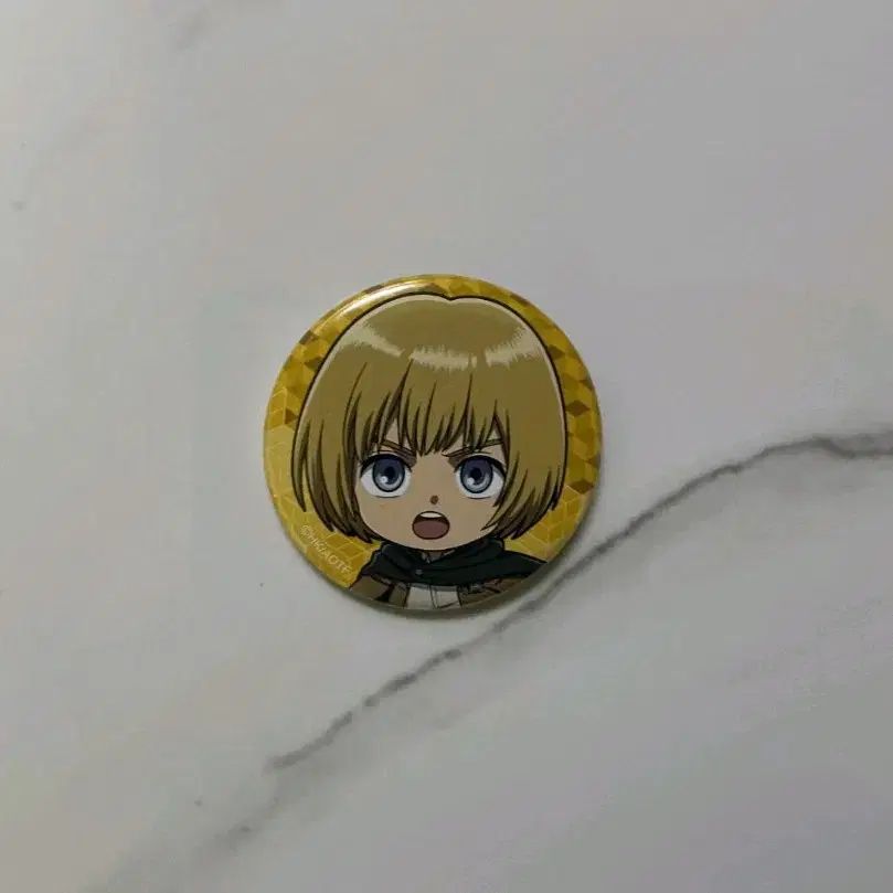 進撃の巨人 アルミン・アルレルト 缶バッジ 7個セット カラオケの鉄人