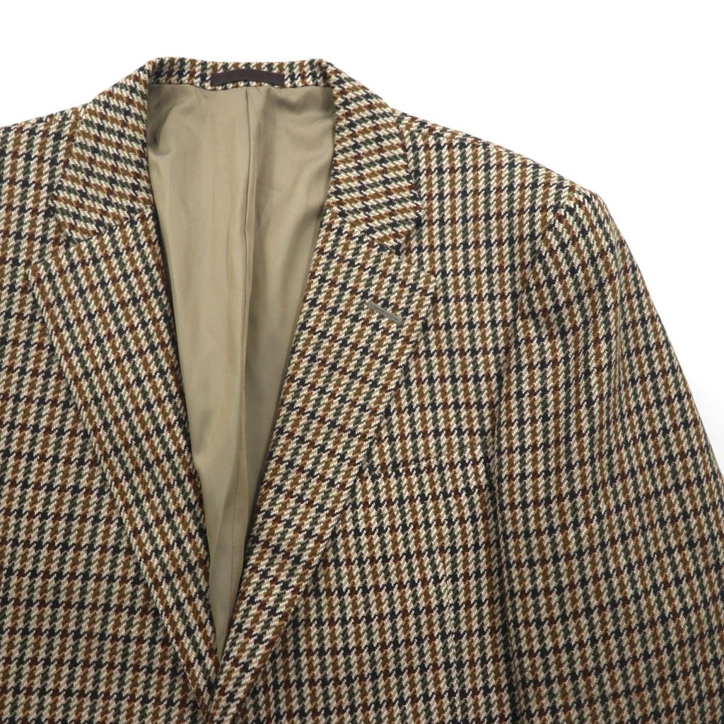BURBERRY ガンクラブチェック ツイードジャケット 2B テーラード