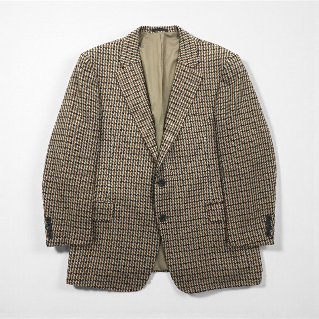 BURBERRY ガンクラブチェック ツイードジャケット 2B テーラード