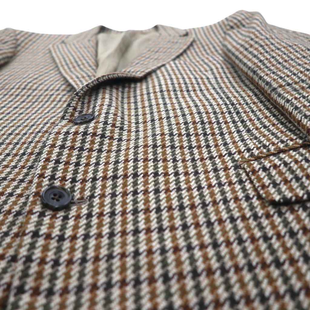 BURBERRY ノバチェック 2B テーラードジャケット 本切羽 BURBERRY ガンクラブチェック ツイードジャケット 2B テーラード
