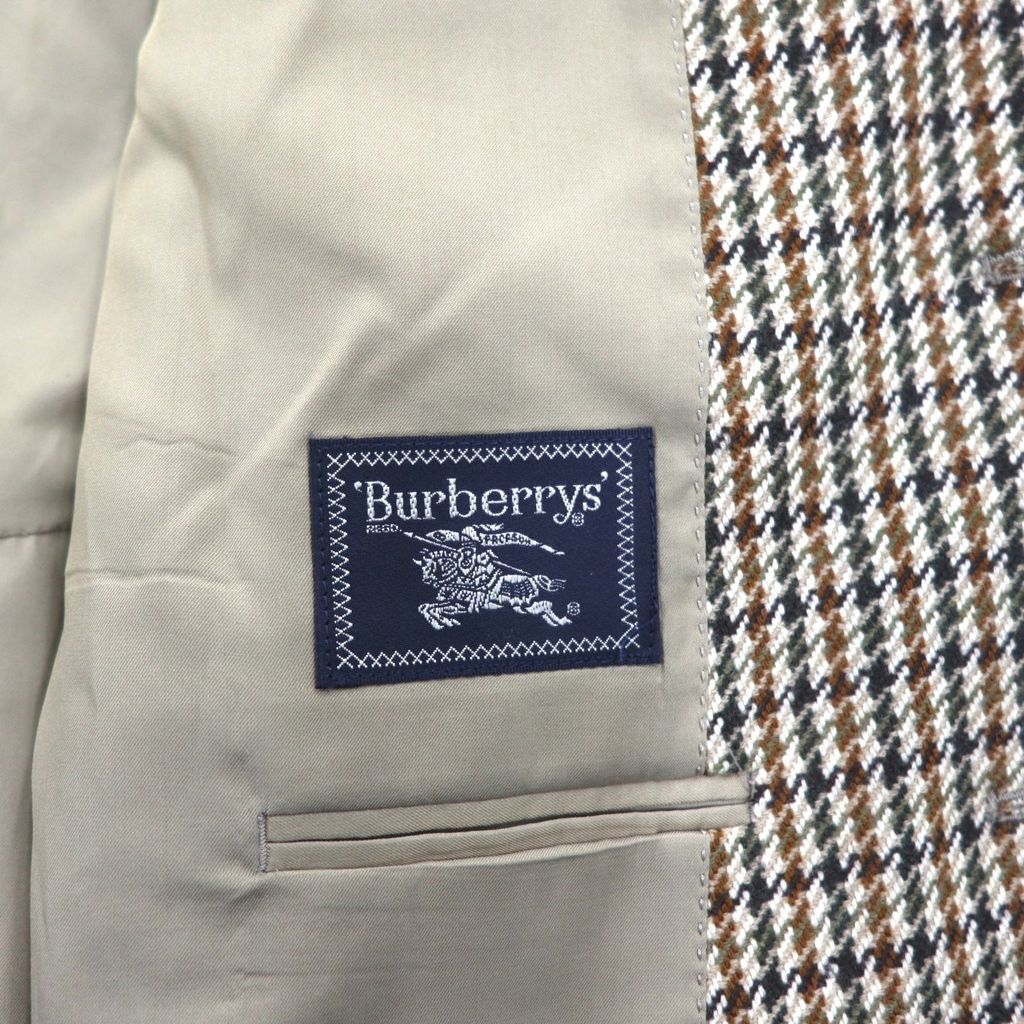 BURBERRY ガンクラブチェック ツイードジャケット 2B テーラード