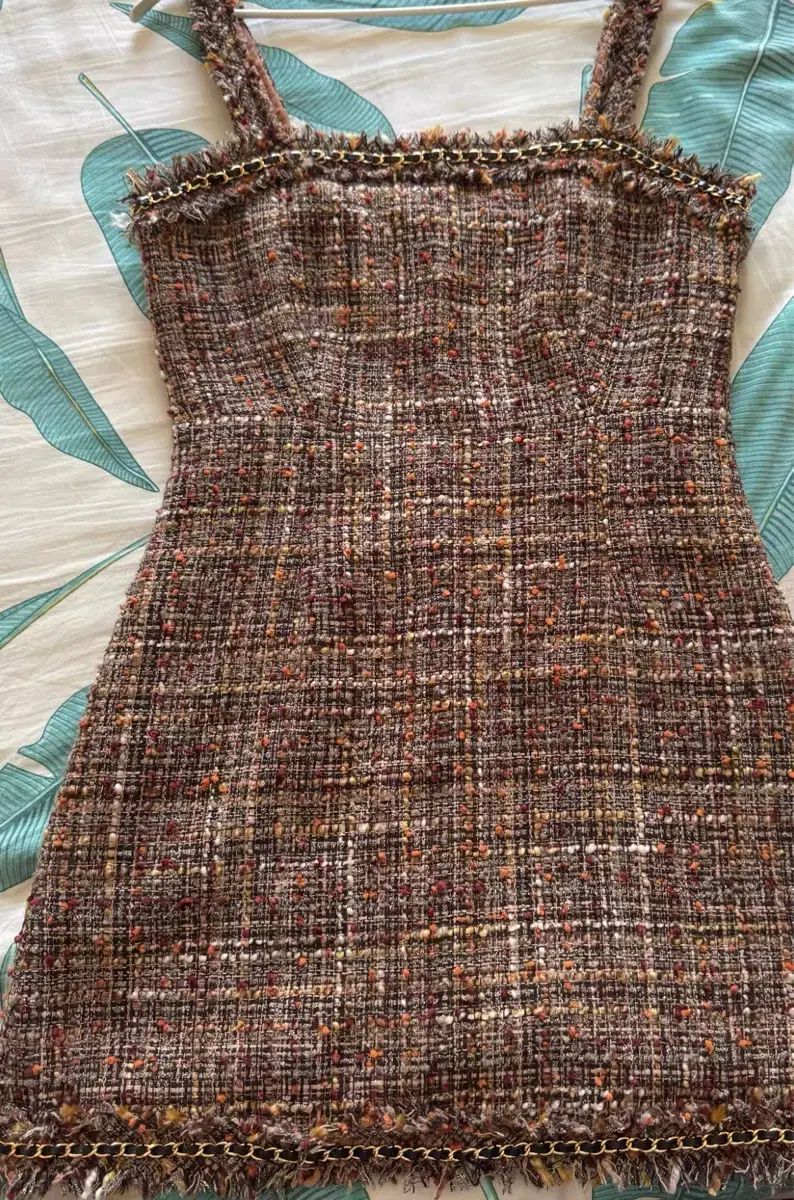 シンスゼン ツイード ONE PIECE 茶色