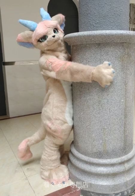 ドラゴン ファースーツ マスク 着ぐるみセット グリーン ケモノ 全頭ヘッド ぬいぐるみ コスプレ コスチューム