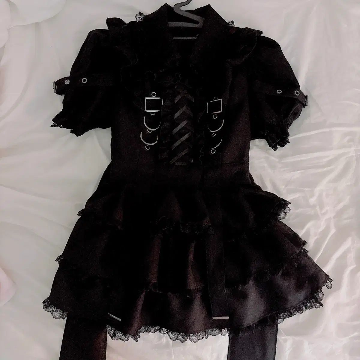 NOEMIE ノエミー レースアップ ティアード セットアップ