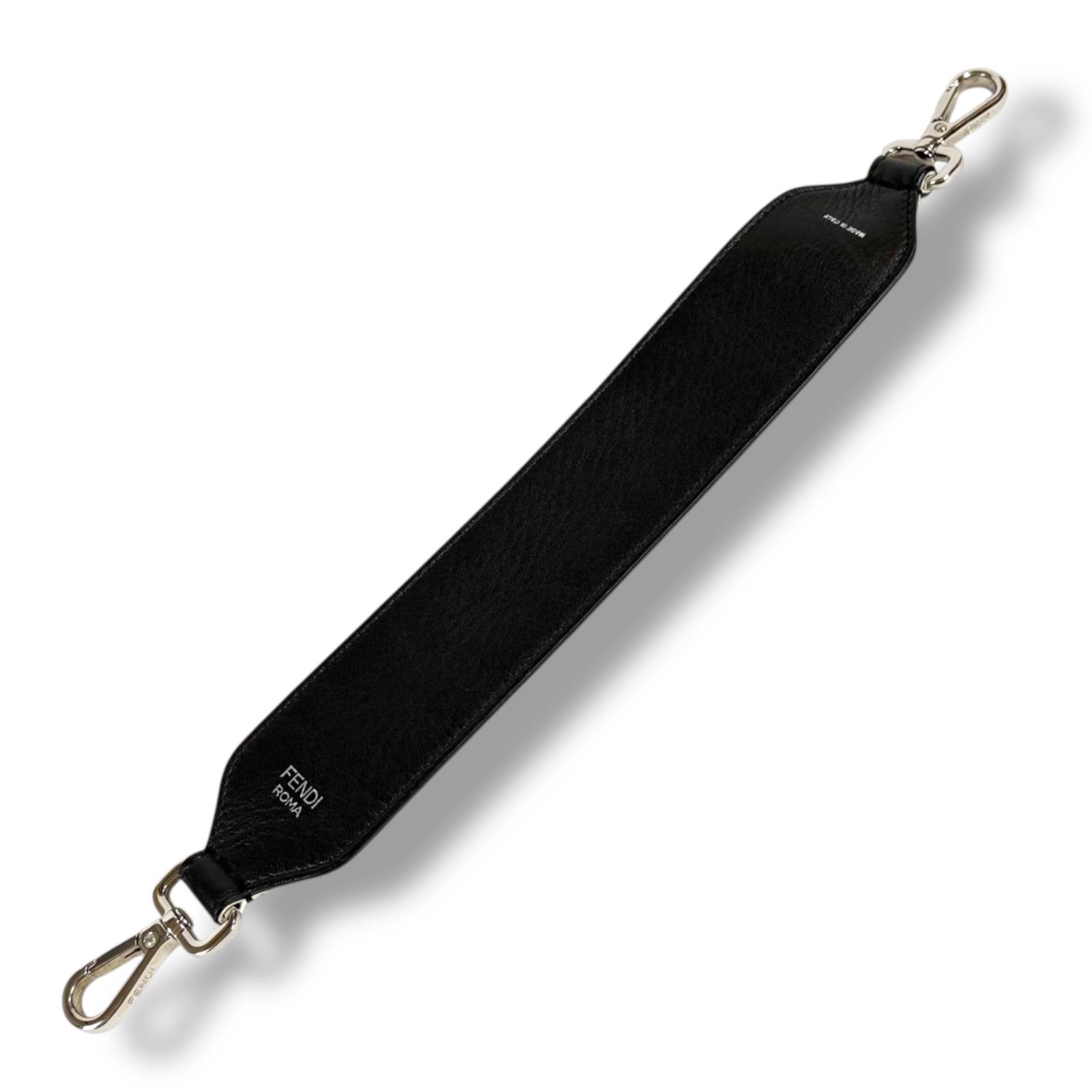 フェンディ FENDI ストラップユー ミニ ズッカ柄 ブラック ホワイト