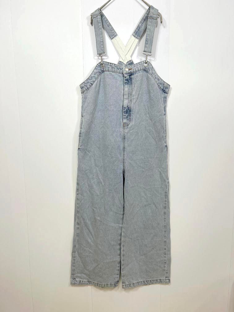 WILLOW TYPY チャオパニックティピー 定価15400円 デニム サロペット オーバーオール sizeone|水色 ◎レディース