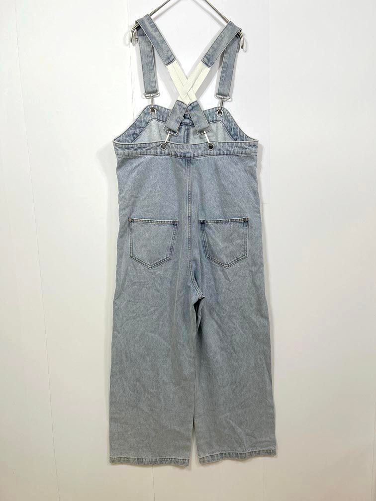 WILLOW TYPY チャオパニックティピー 定価15400円 デニム サロペット オーバーオール sizeone|水色 ◎レディース