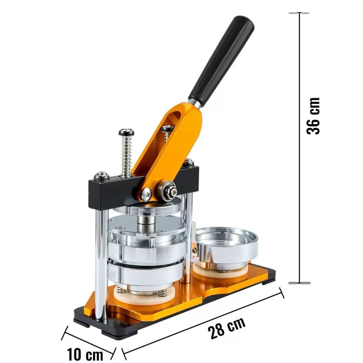 大好評 缶バッジマシーン 新型缶バッチマシーン 回転バッジマシン 25-75 mm缶バッヂ製造機 缶バッジメーカー DIYバッジマシン DIYバッジ バッジ素材 付き