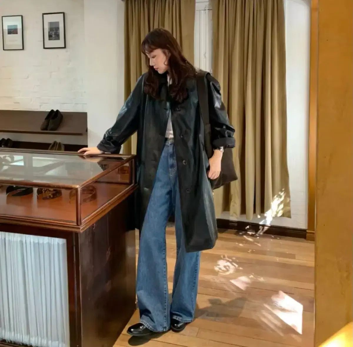 ザ バーネット Katie Wide Leg Denim Pants mサイズ