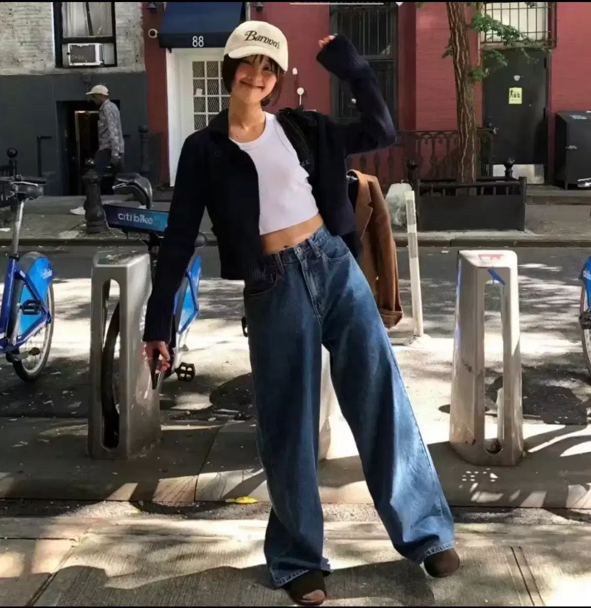 ザ バーネット Katie Wide Leg Denim Pants mサイズ