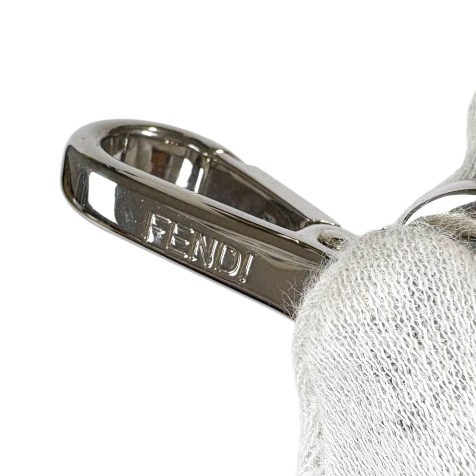 フェンディ FENDI ストラップユー ミニ ズッカ柄 ブラック ホワイト