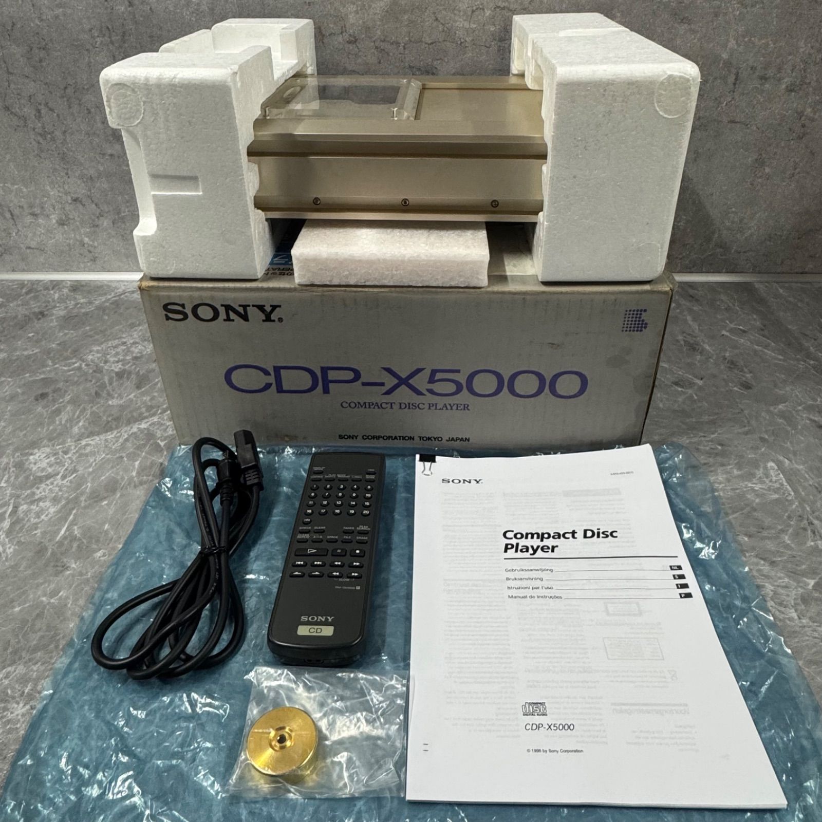 名機の 上音質 SONY ソニー CDP-X 5000 ｜ CDプレーヤー 多数 コンパクトディスクプレーヤー