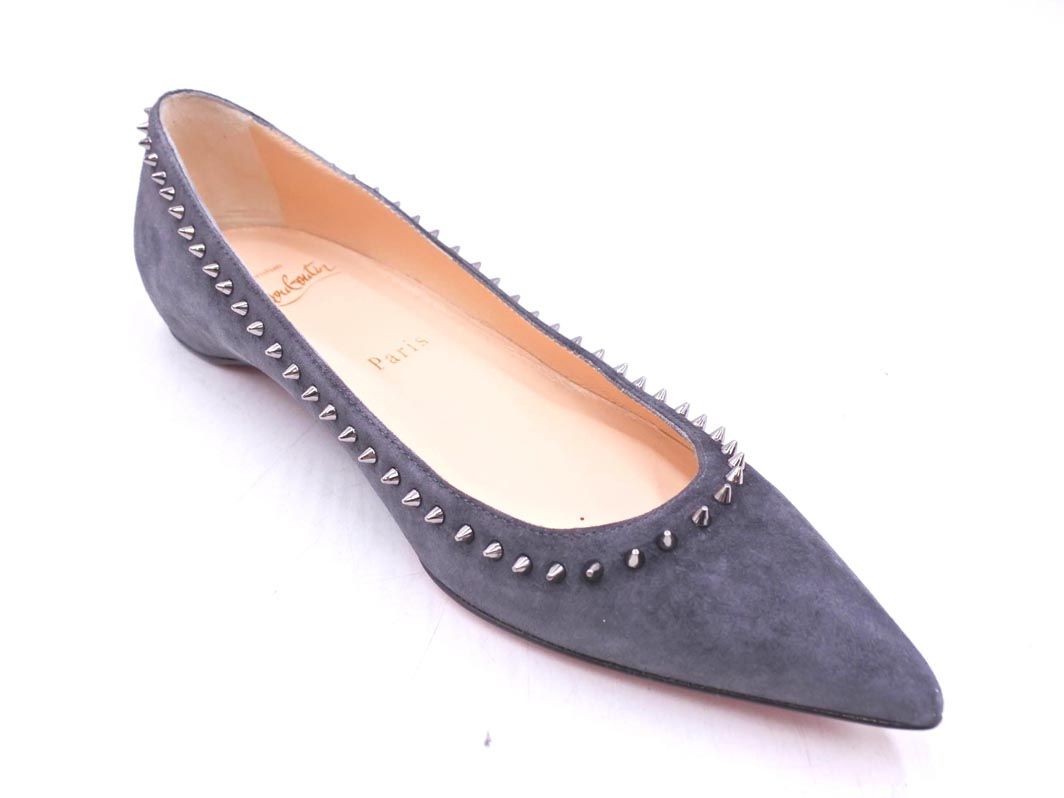 Christian Louboutin クリスチャンルブタン スウェード スタッズ