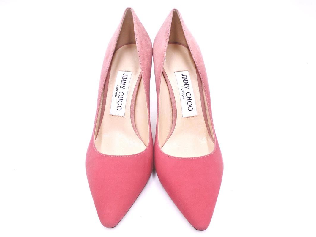美品 Jimmy Choo ジミーチュウ ROMY スウェード ハイヒール パンプス