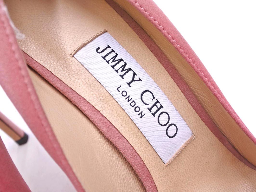  Jimmy Choo ジミーチュウ ROMY スウェード ハイヒール パンプス size 35.5 22.5 cm ピンク レディース ハイヒール パンプス パンプス