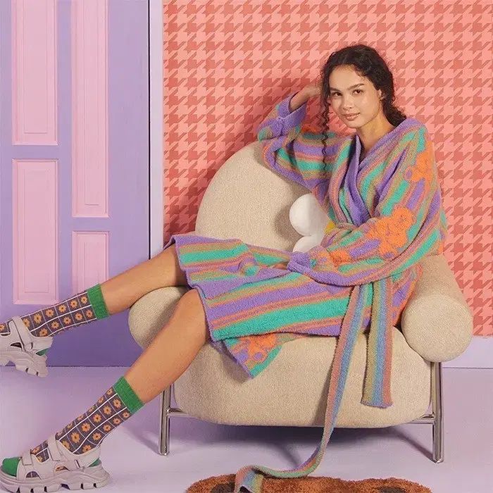 ウィグルウィグル ラウンジ ローブ Teddy Bear