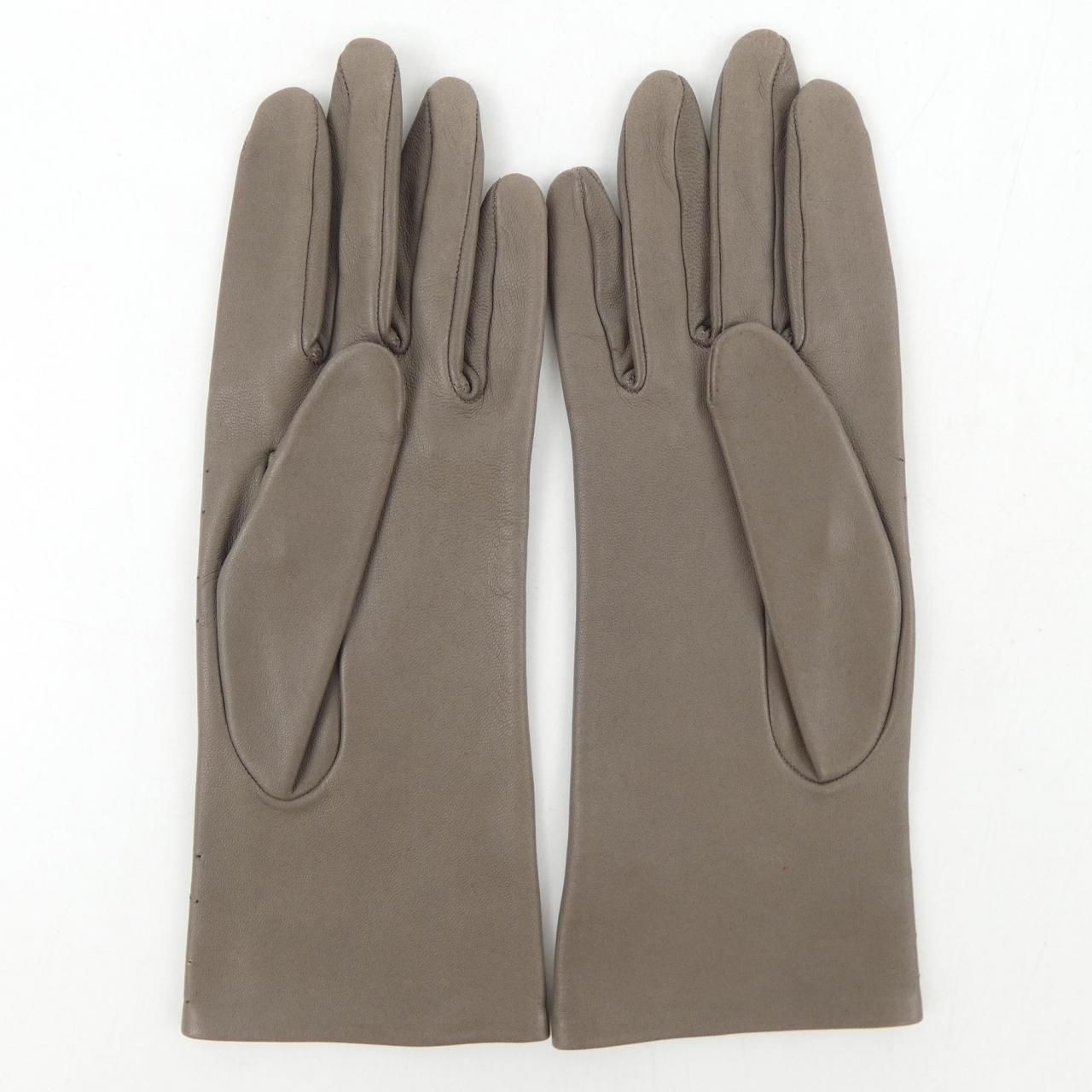 HERMES レザーグローブ