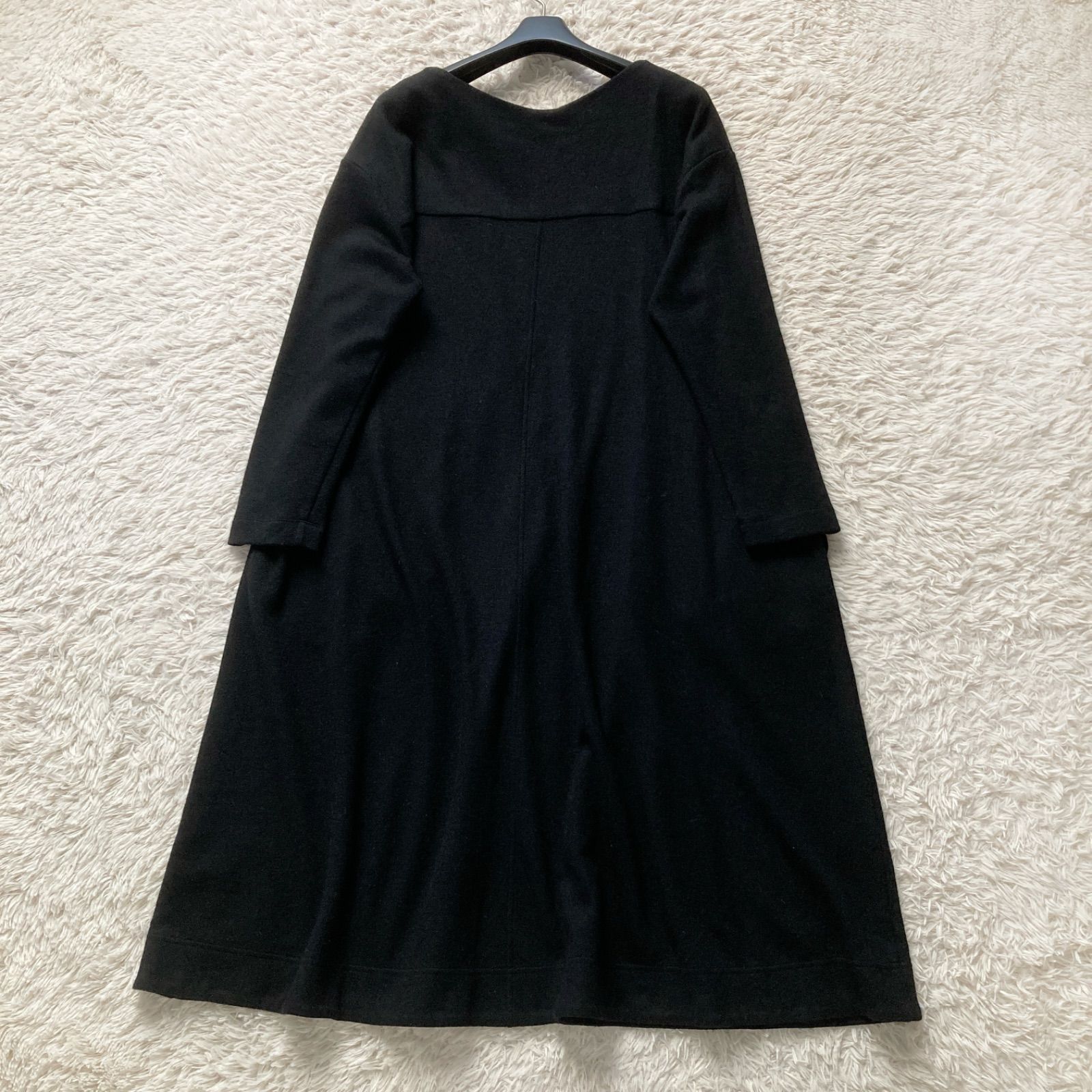 美品 Theory luxe セオリーリュクス 極上ウール100% Vネック ロング