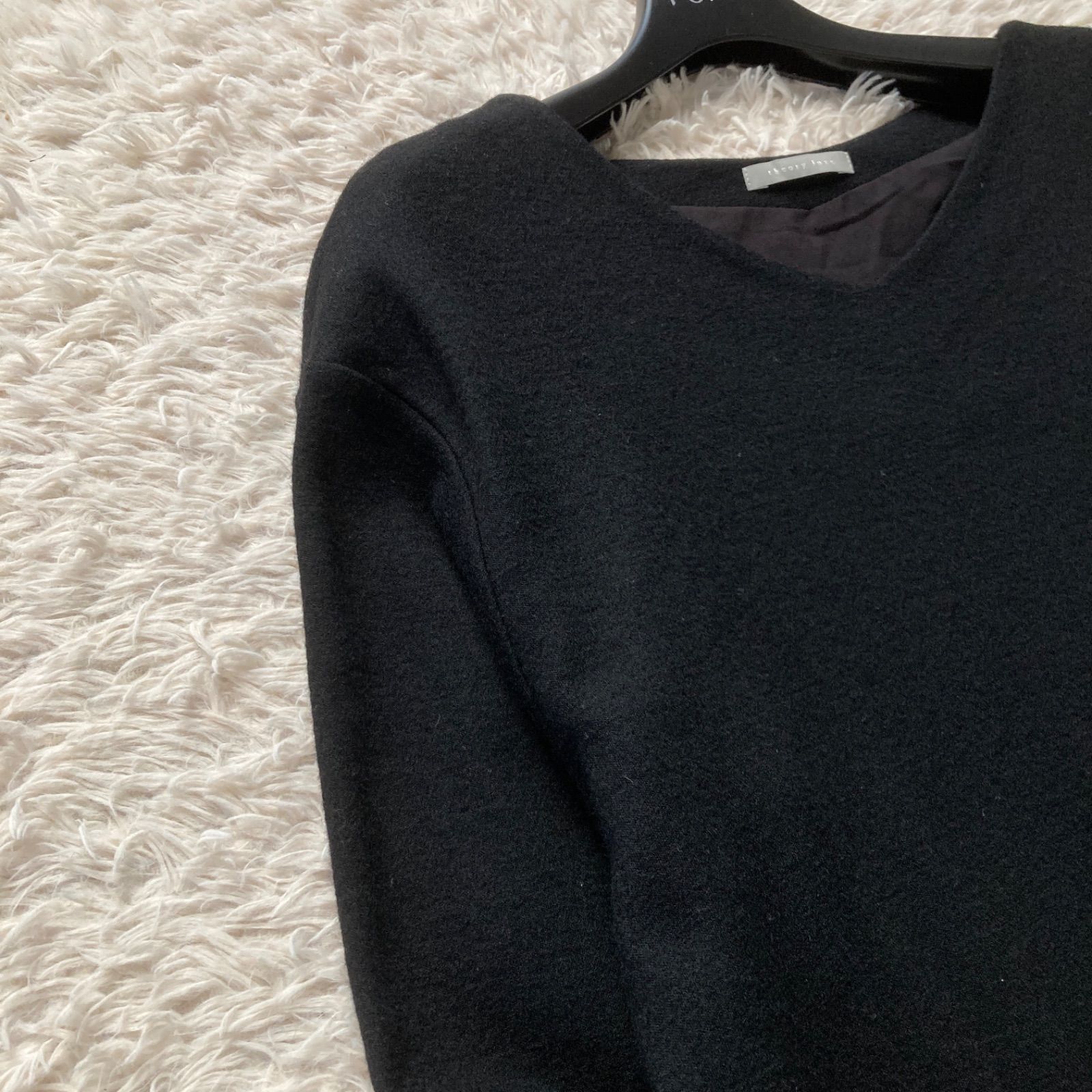 美品 Theory luxe セオリーリュクス 極上ウール100% Vネック ロング  