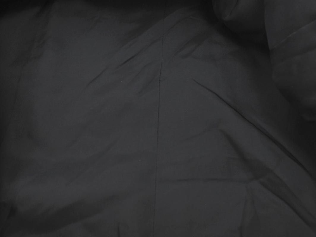 HIROKO KOSHINO ヒロココシノ ウール100% 刺繍 ノーカラー ジャケット