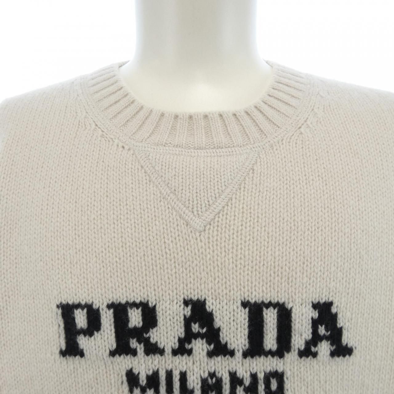 プラダ PRADA ウール×カシミヤクルーネックセーター UMB223 S211 1YMW