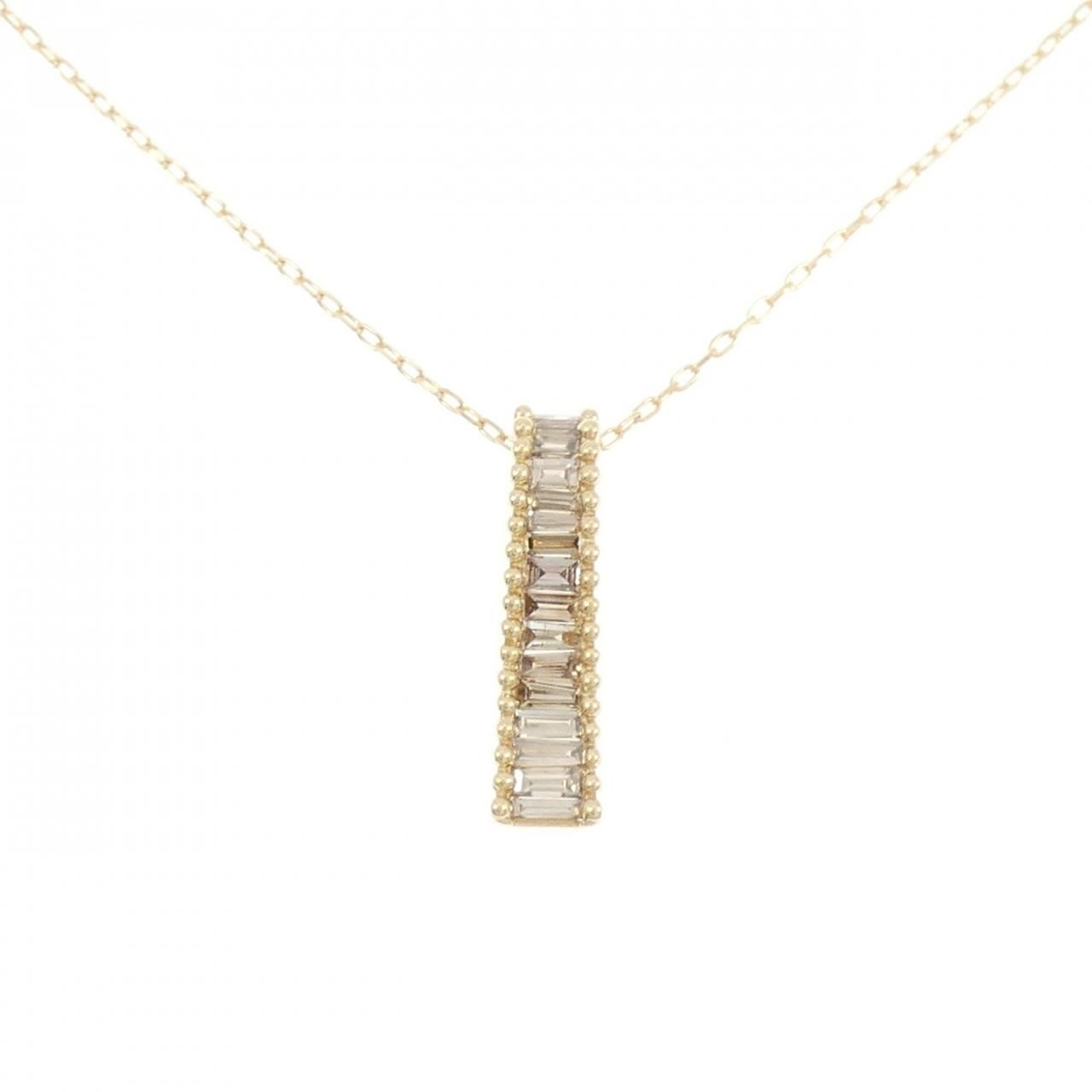 ジーエスティービー ダイヤモンド ネックレス 0.40 CT