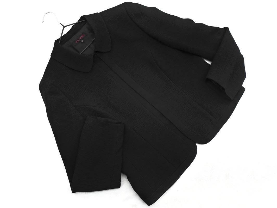 YUKI TORII（ユキトリイ ） ブラックフォーマル ジャケットのみ YUKI TORII ユキトリイ ブラックフォーマル ジャケット size13/黒