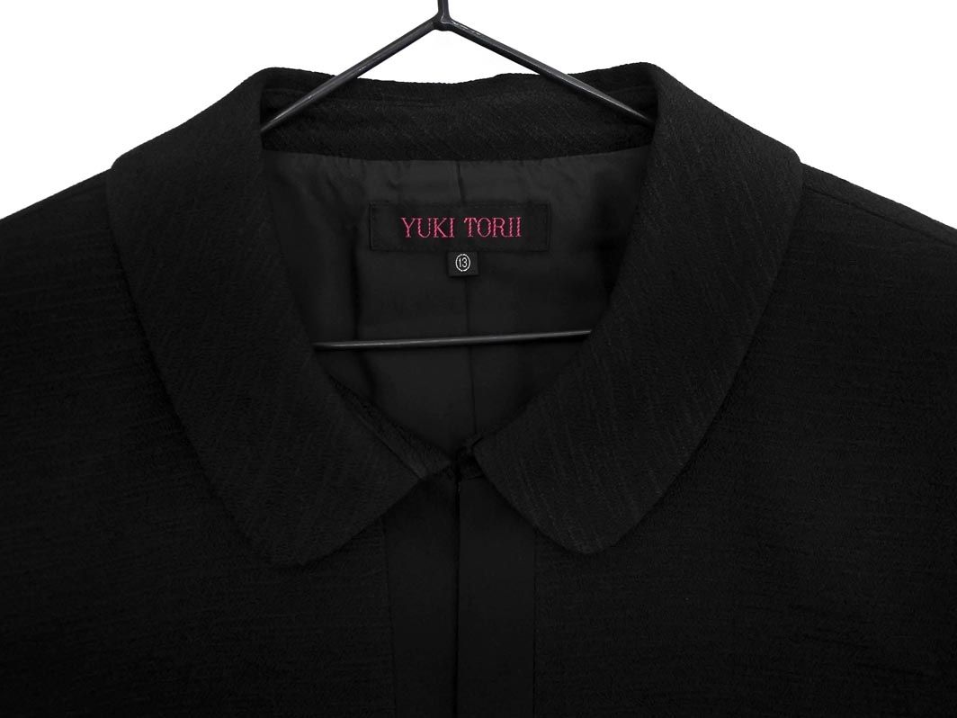 YUKI TORII ユキトリイ ブラックフォーマル ジャケット size13/黒