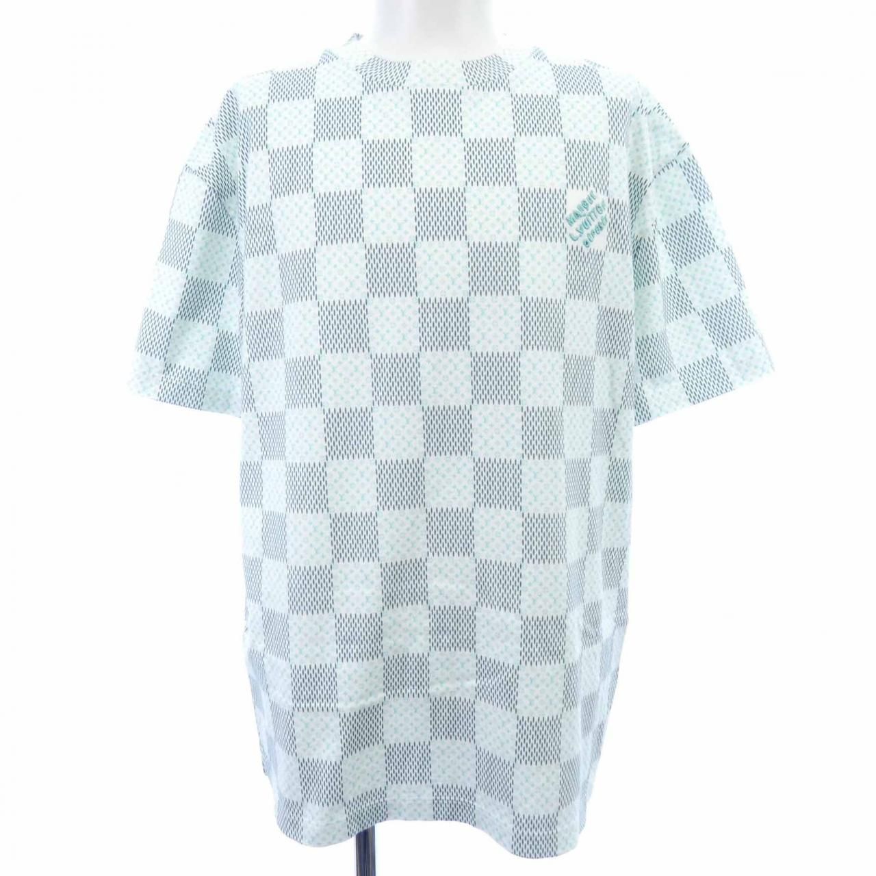 ルイヴィトン LOUIS VUITTON プリントショートスリーブコットンTシャツ Tシャツ