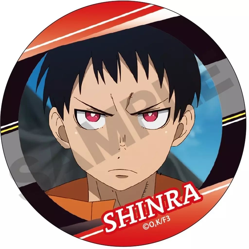 炎炎ノ消防隊 森羅 缶バッジ ツリービレッジ 中古】バッジ・ビンズ 森羅日下部 「炎炎ノ消防隊 参ノ章