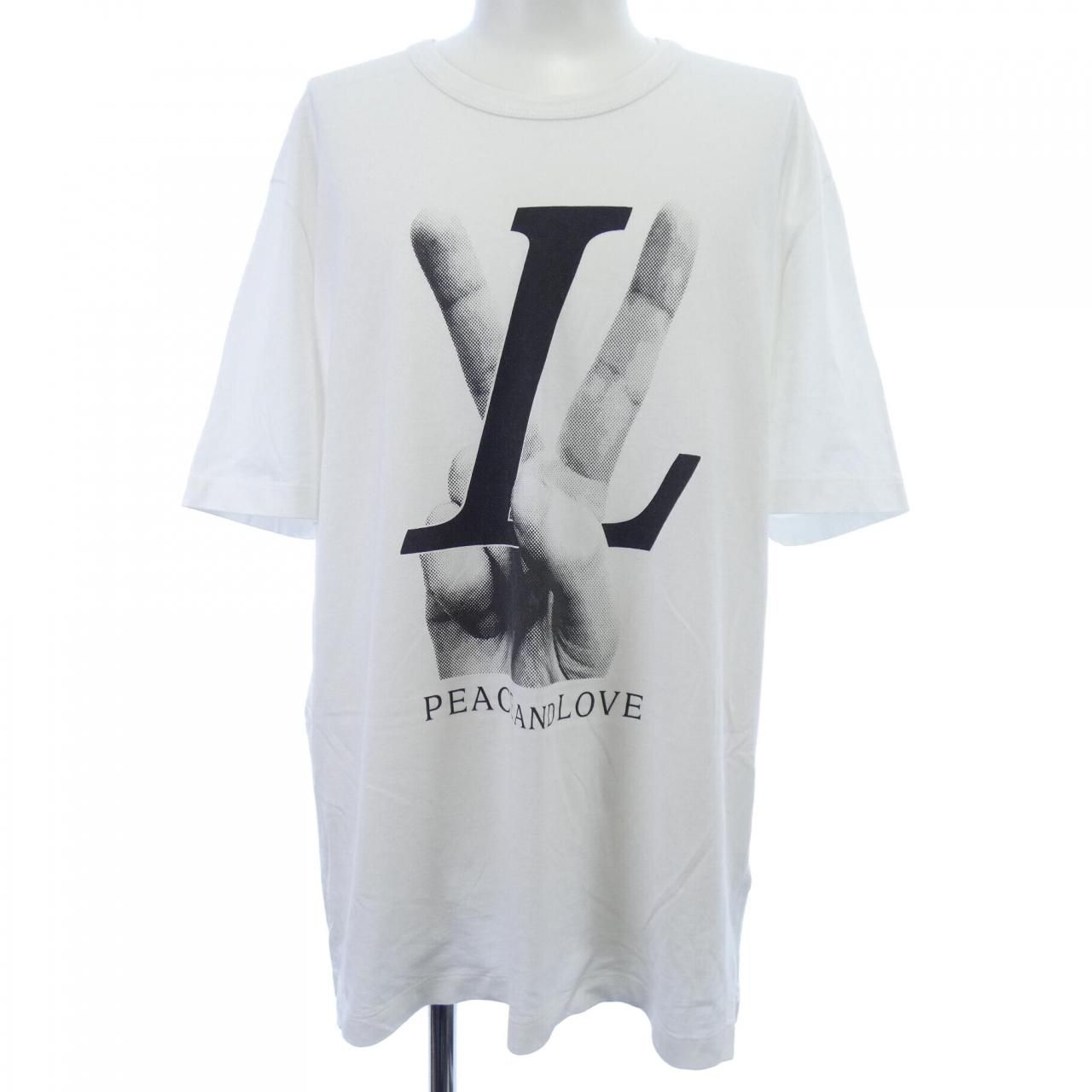 ルイヴィトン LOUIS VUITTON PEACE AND LOVE HFY79WFMB Tシャツ - メルカリ